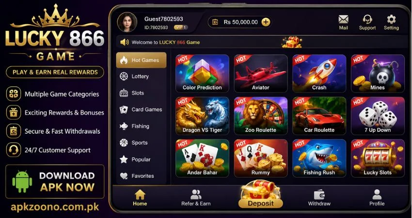 LUCKY 866 Game